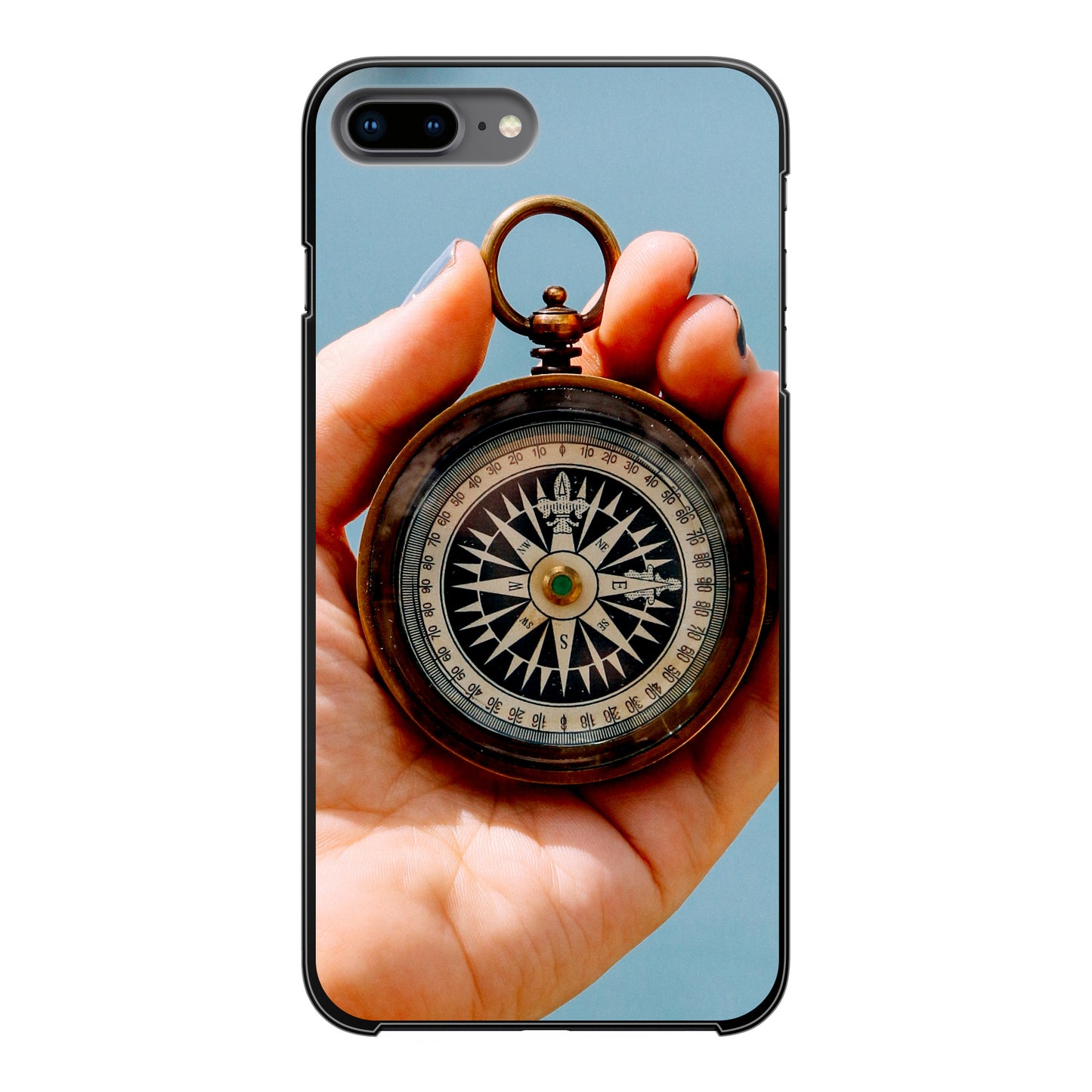 Custom Apple iPhone 7 Plus / 8 Plus Grand Hard Phone Case (Black)