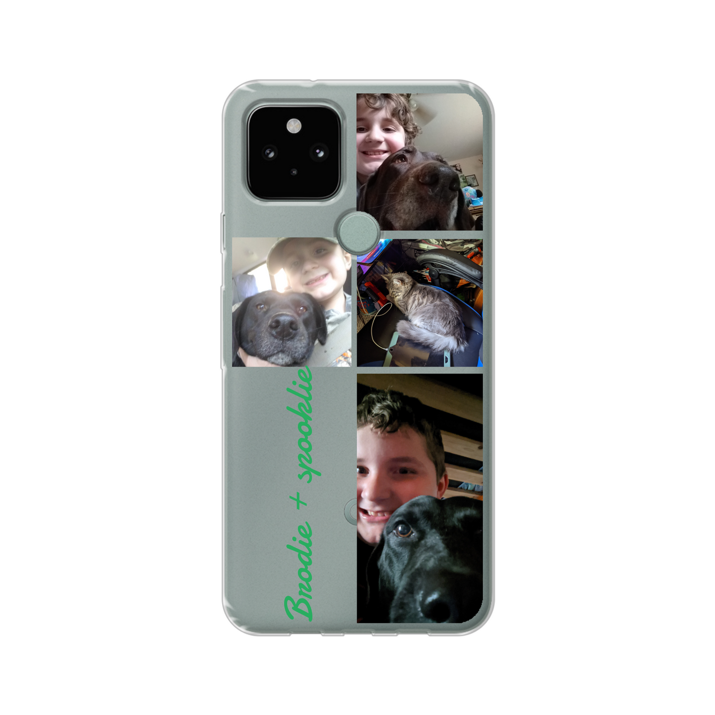 Custom Google Pixel 5 Name Grid Everyday Phone Case