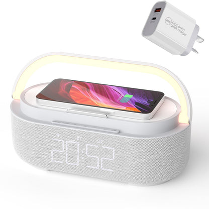 AuraCharge - Digital Wireless Charger Alarm Clock