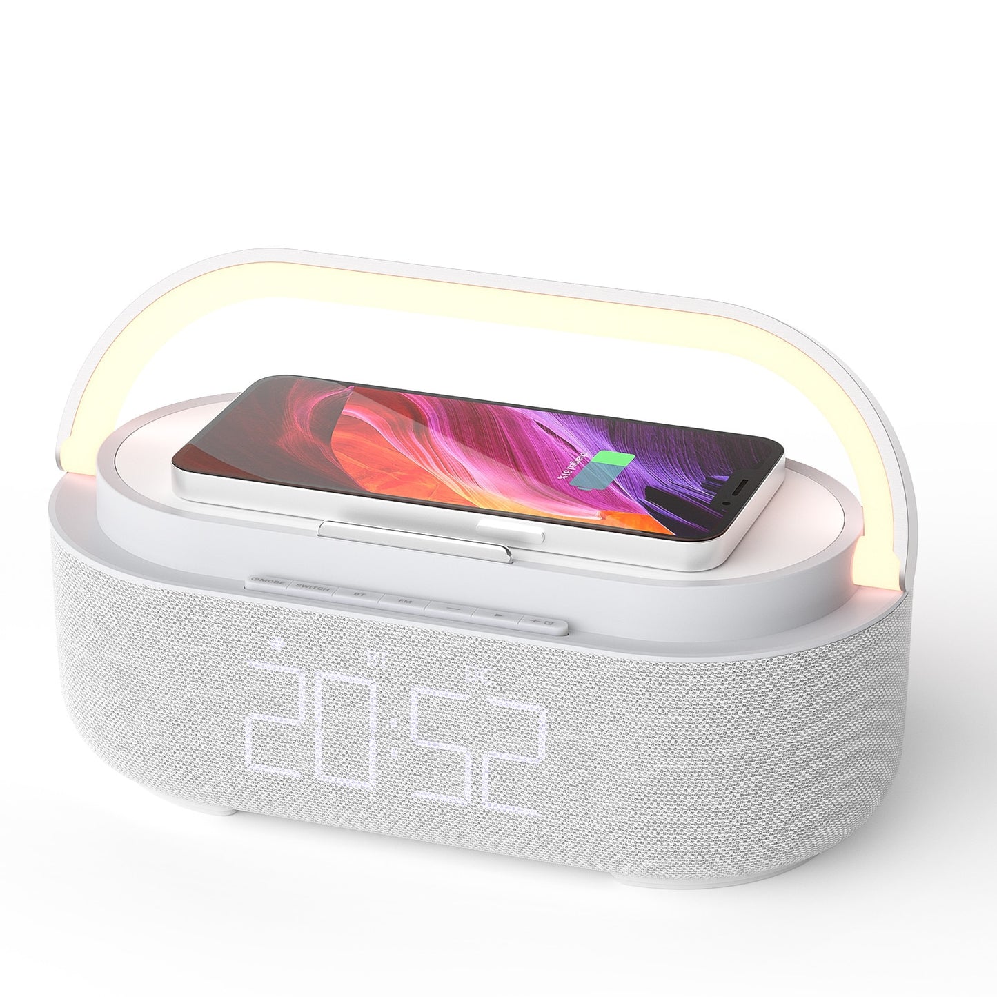 AuraCharge - Digital Wireless Charger Alarm Clock