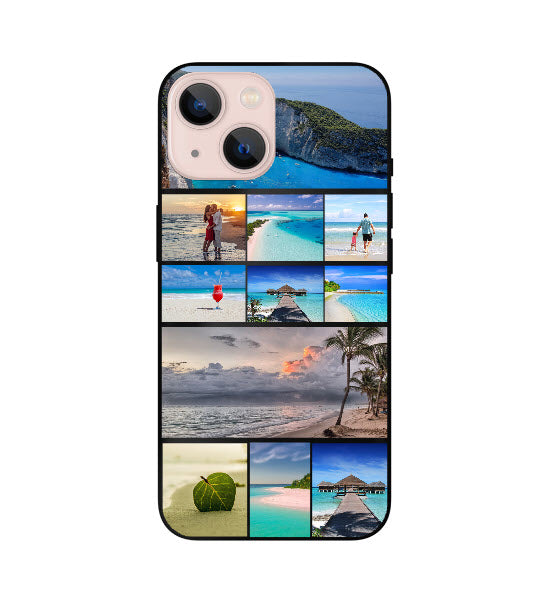 Custom Apple iPhone 15 Photo Roll Everyday Phone Case (Black)