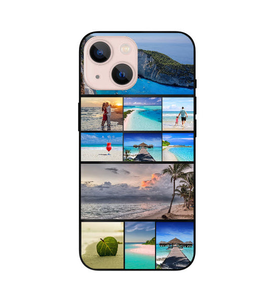 Custom Apple iPhone 15 Photo Roll Everyday Phone Case (Black)