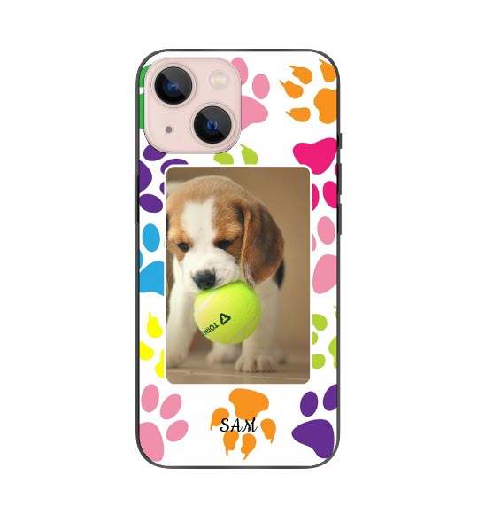 Custom Apple iPhone 13 mini Picture Pawfect Everyday Phone Case