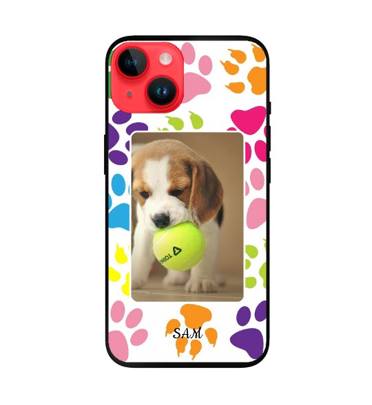 Custom Apple iPhone 14 Picture Pawfect Everyday Phone Case