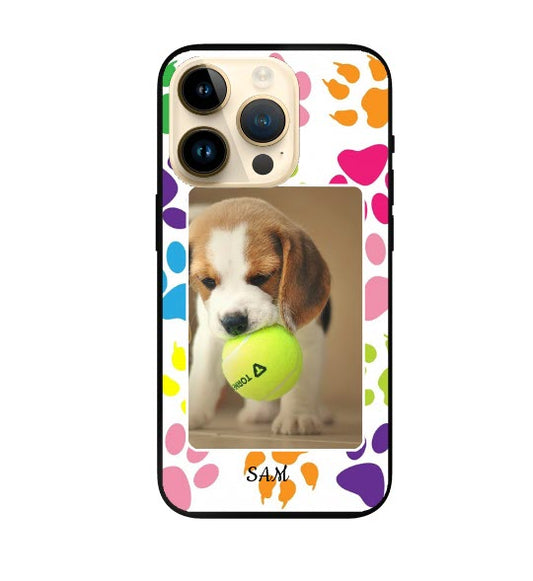 Custom Apple iPhone 14 Pro Picture Pawfect Everyday Phone Case