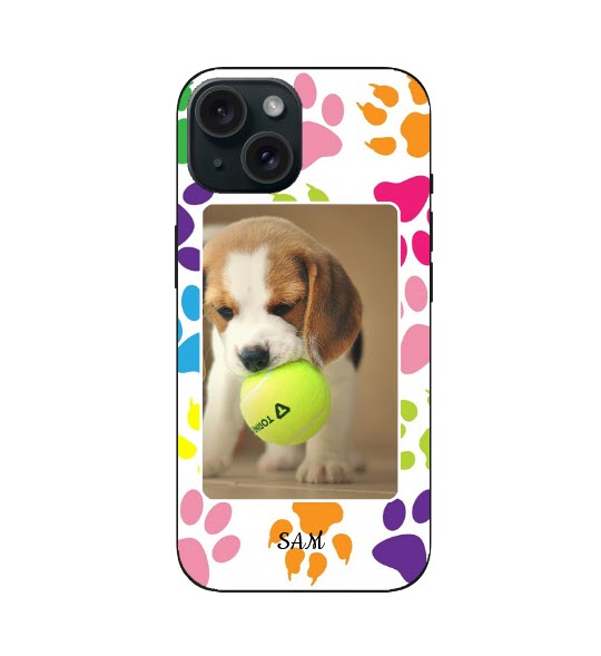 Custom Apple iPhone 15 Picture Pawfect Everyday Phone Case