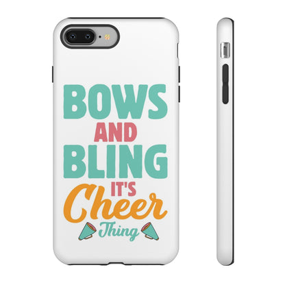 Custom Pre-Design Bows and Bling Tough Phone Case