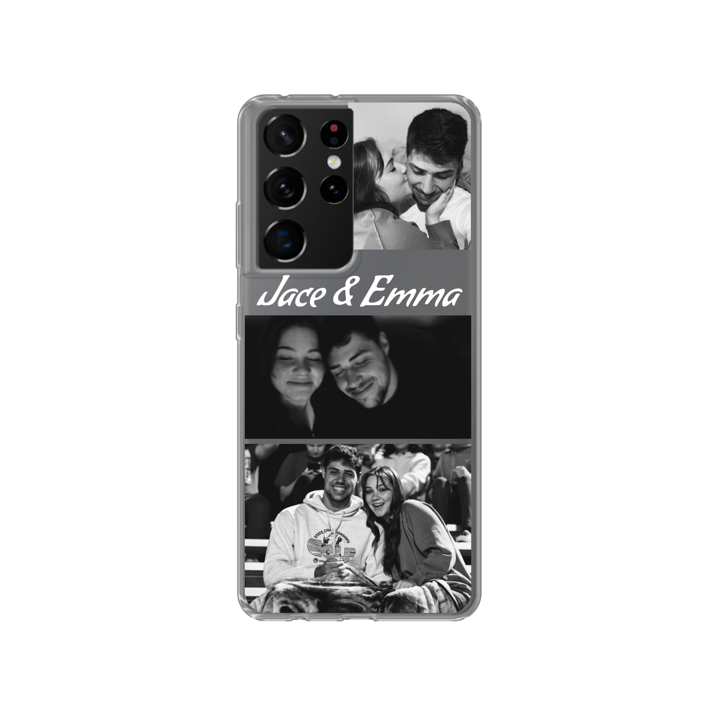 Custom Triple The Fun Samsung Galaxy S21 Ultra 5G Everyday Phone Case