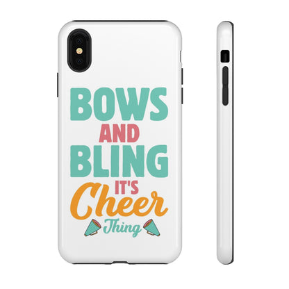 Custom Pre-Design Bows and Bling Tough Phone Case