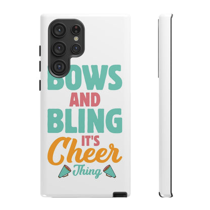 Custom Pre-Design Bows and Bling Tough Phone Case