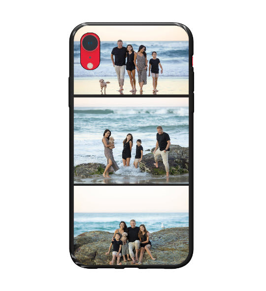 Custom Triple The Fun Apple iPhone Xr Everyday Phone Case (Black)