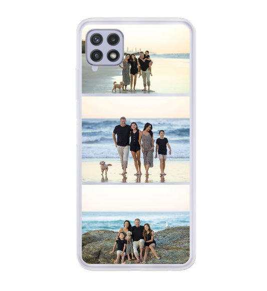 Custom Triple The Fun Samsung Galaxy A22 4G Everyday Phone Case