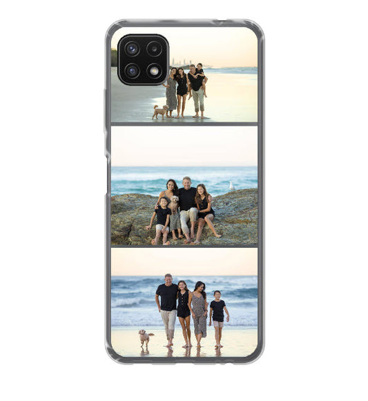 Custom Triple The Fun Samsung Galaxy A22 5G Everyday Phone Case