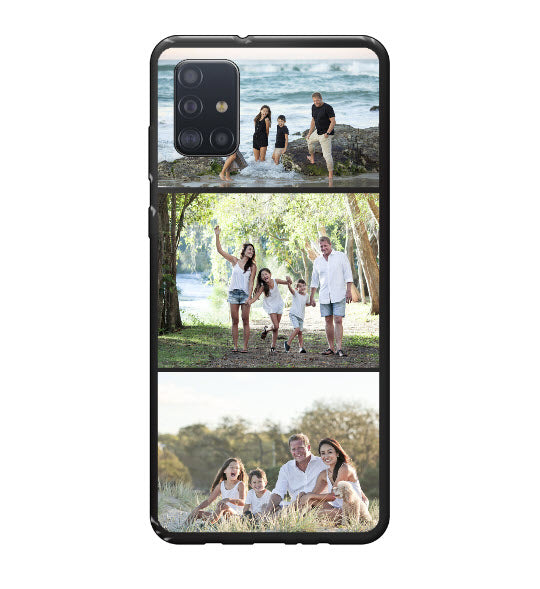 Custom Triple The Fun Samsung Galaxy A51 Everyday Phone Case (Black)