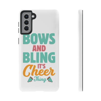 Custom Pre-Design Bows and Bling Tough Phone Case