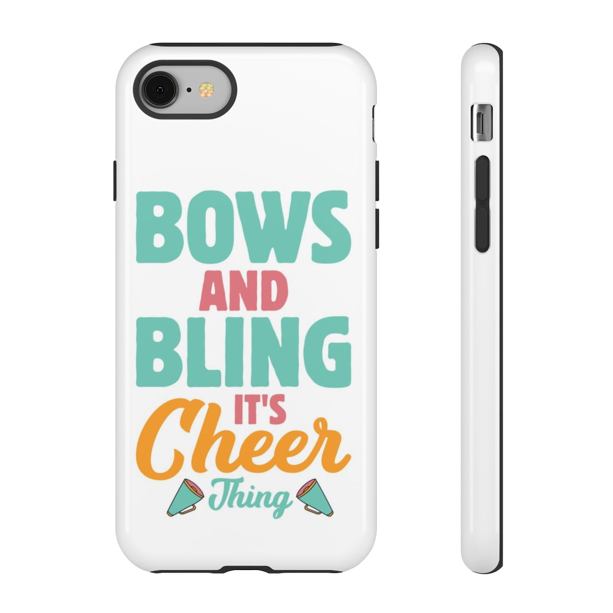 Custom Pre-Design Bows and Bling Tough Phone Case