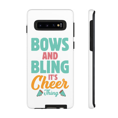 Custom Pre-Design Bows and Bling Tough Phone Case