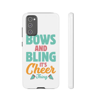 Custom Pre-Design Bows and Bling Tough Phone Case