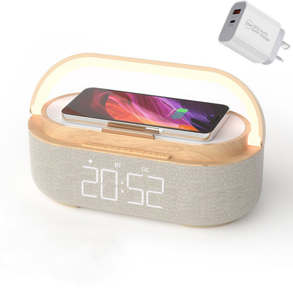 AuraCharge - Digital Wireless Charger Alarm Clock