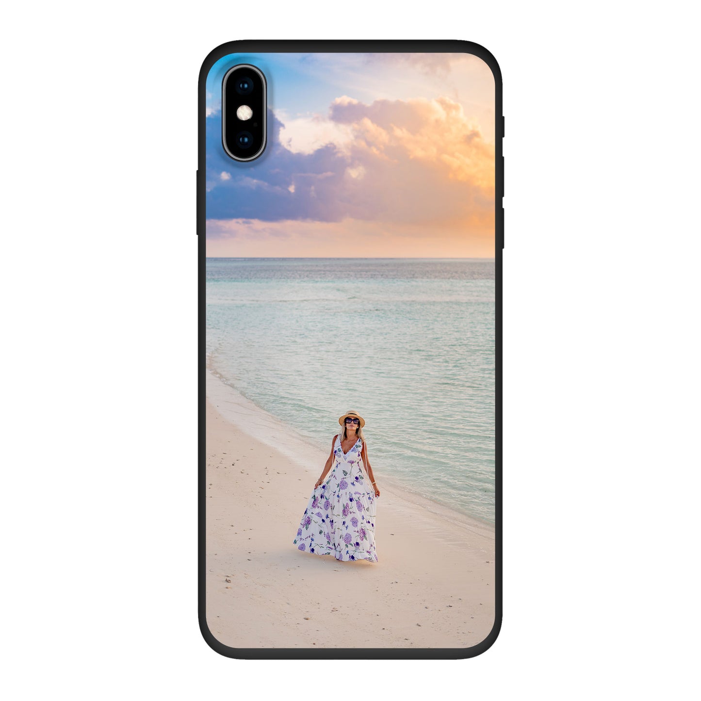 Custom Apple iPhone X / Xs Biodegradable Phone Case (Black)