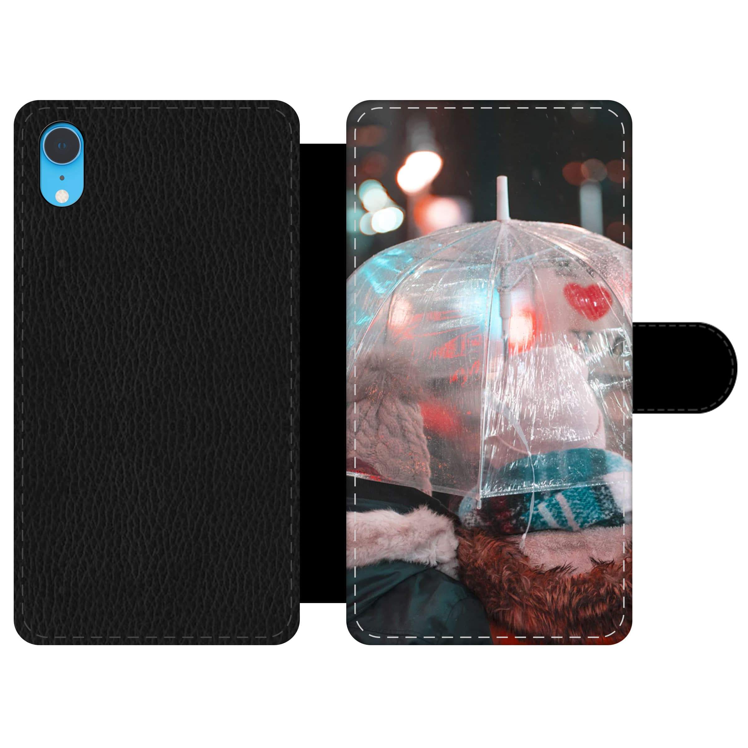 Personalised Apple iPhone Xr Front Wallet Phone Case