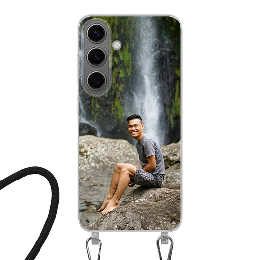 Custom Samsung Galaxy S24 Crossbody Phone Case