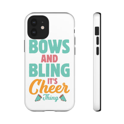 Custom Pre-Design Bows and Bling Tough Phone Case