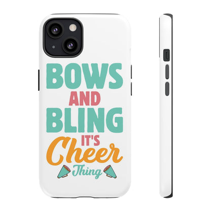 Custom Pre-Design Bows and Bling Tough Phone Case