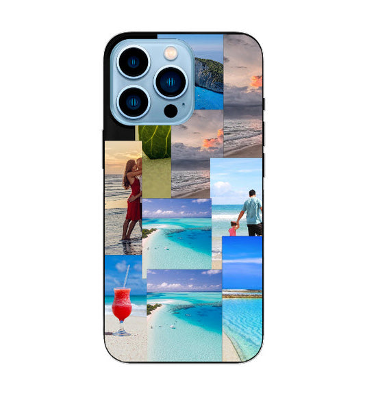 Custom Apple iPhone 14 Pro Max Aesthetic Collage Everyday Phone Case (Black)