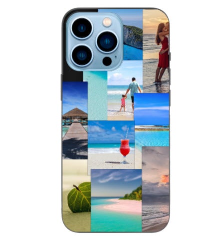 digitalphonestore-com Black Custom Apple iPhone 13 Pro Aesthetic Collage Everyday Phone Case (Black)