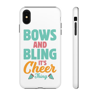 Custom Pre-Design Bows and Bling Tough Phone Case