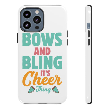 Custom Pre-Design Bows and Bling Tough Phone Case