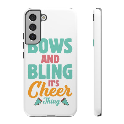 Custom Pre-Design Bows and Bling Tough Phone Case