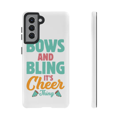 Custom Pre-Design Bows and Bling Tough Phone Case