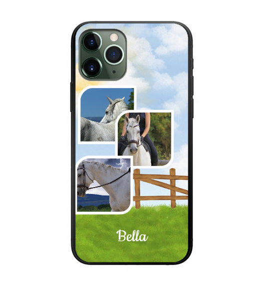 Custom Apple iPhone 11 Pro Equestrian Everyday Phone Case (Black)