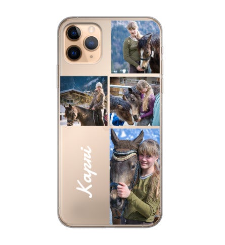 Custom Apple iPhone 11 Pro Max Name Grid Everyday Phone Case