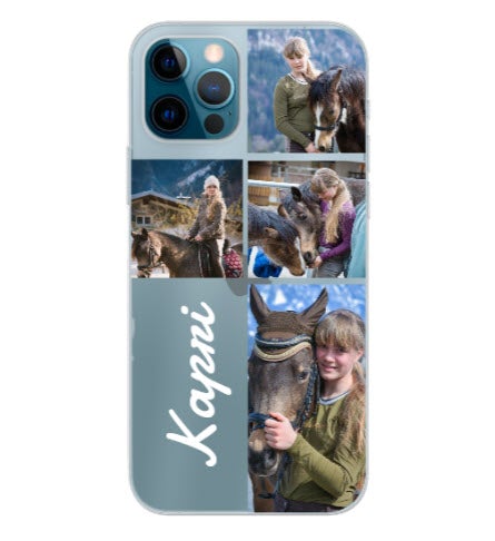 Custom Apple iPhone 13 Pro Name Grid Everyday Phone Case