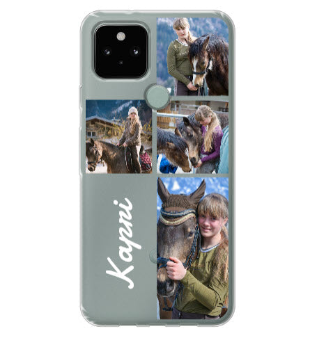 Custom Google Pixel 5 Name Grid Everyday Phone Case