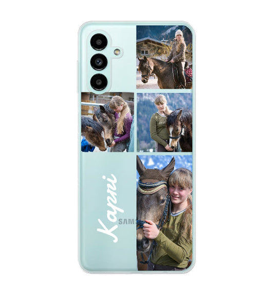 Custom Samsung Galaxy A13 5G Name Grid Everyday Phone Case