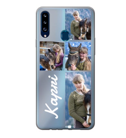 Custom Samsung Galaxy A20s Name Grid Everyday Phone Case