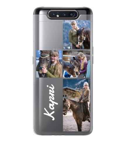 Custom Samsung Galaxy A80 Name Grid Everyday Phone Case