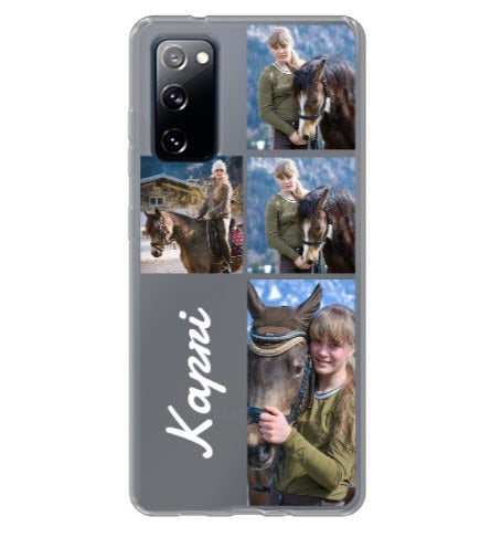 Custom Samsung Galaxy S20 FE / Galaxy S20 FE 5G / Galaxy S20 FE 2022 Name Grid Everyday Phone Case