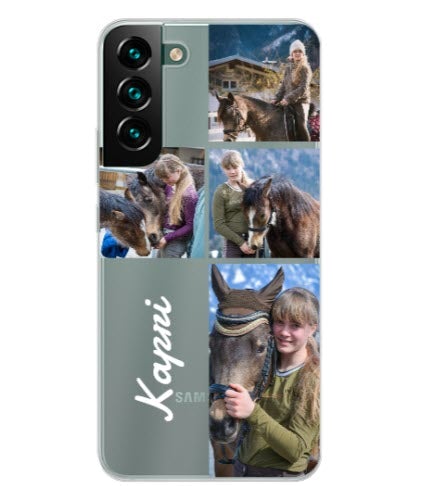 Custom Samsung Galaxy S22 Name Grid Everyday Phone Case