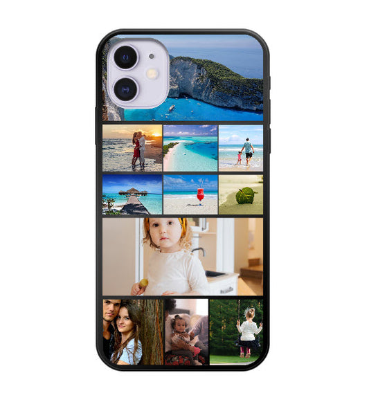 Custom Apple iPhone 11 Photo Roll Everyday Phone Case (Black)