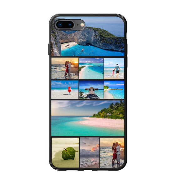 Custom Apple iPhone 7 Plus / 8 Plus Photo Roll Everyday Phone Case (Black)