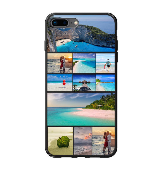 Custom Apple iPhone 7 Plus / 8 Plus Photo Roll Everyday Phone Case (Black)