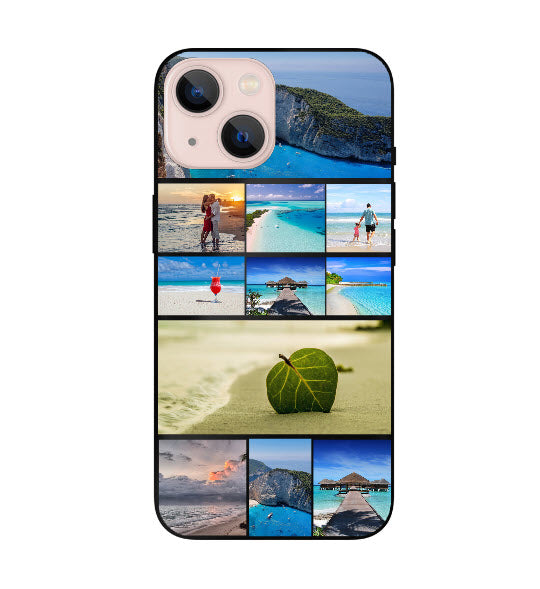 Custom Apple iPhone 14 Photo Roll Everyday Phone Case (Black)