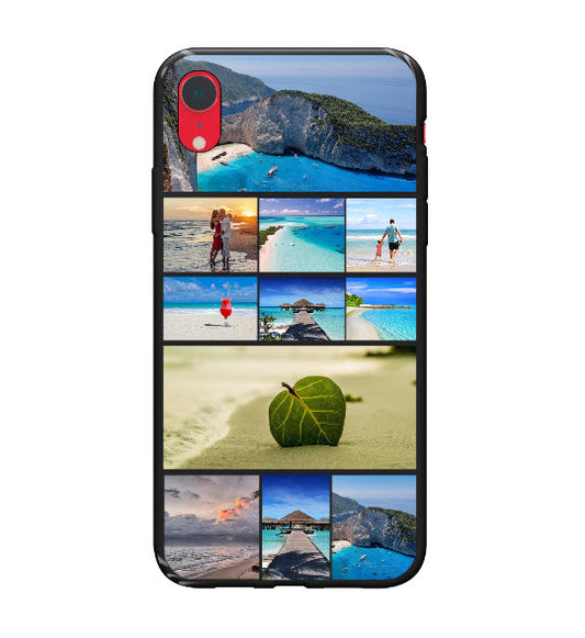 Custom Apple iPhone Xr Photo Roll Everyday Phone Case (Black)