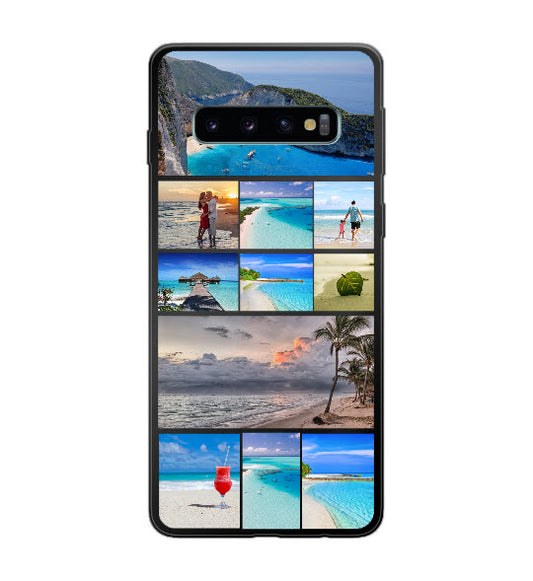 Custom Samsung Galaxy S10 Photo Roll Everyday Phone Case (Black)