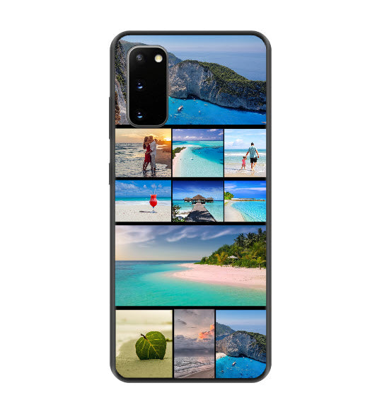 Custom Samsung Galaxy S20 / Galaxy S20 5G Photo Roll Everyday Phone Case (Black)